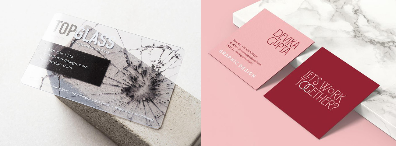 Biglietti da visita tipologie e caratteristiche